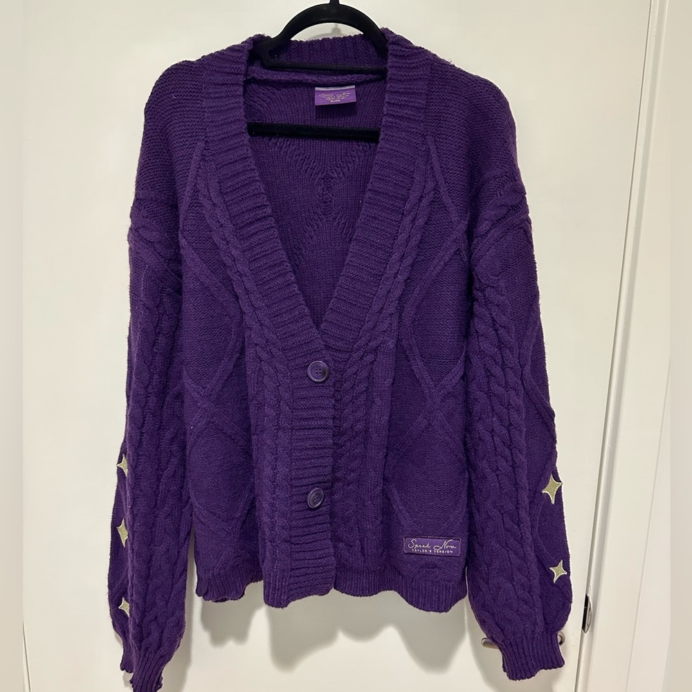 💜✨ Speak Now (Taylor’s Version) Cardigan XL/XXL - ORIGINAL Taylor Swift Merch